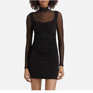 Cinq à Sept Beren Illusion Yoke Mini Dress